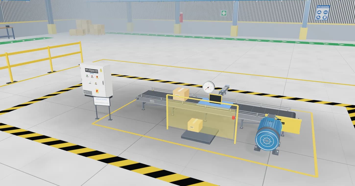 EDWartens Lab: a 3D packing cell in a factory hall