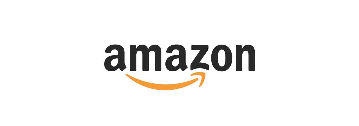 Amazon logo white