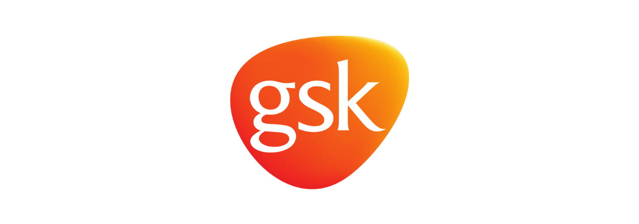 GSK logo white