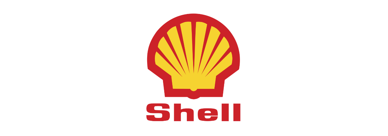Shell logo white
